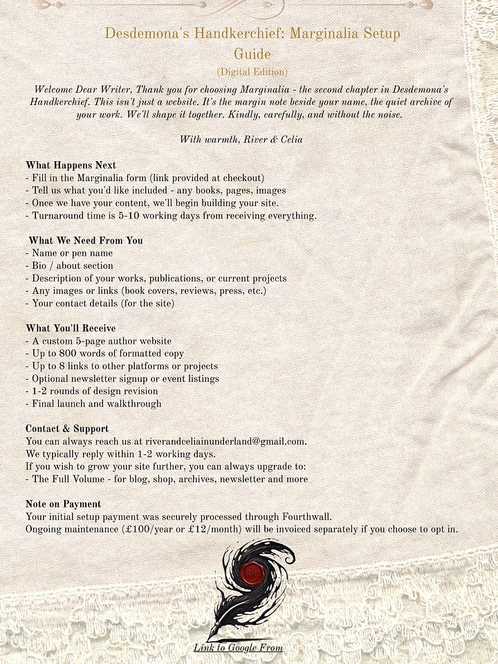 Desdemona’s Handkerchief: Marginalia product image (2)