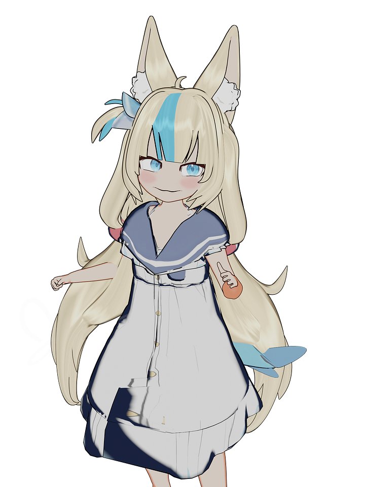 Sameko Saba Rigged 3D model (V0.0.1) product image (2)