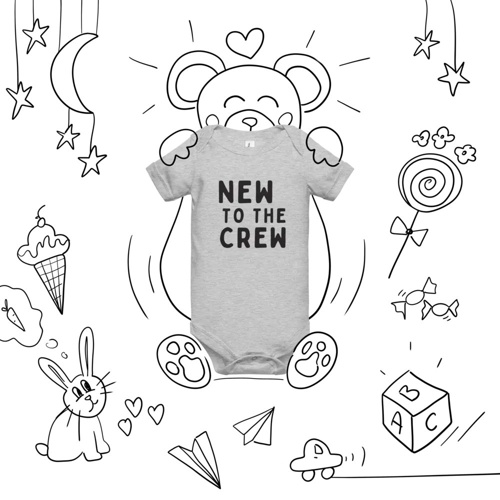 NEW TO THE CREW Baby Short Sleeve Onesie product image (7)