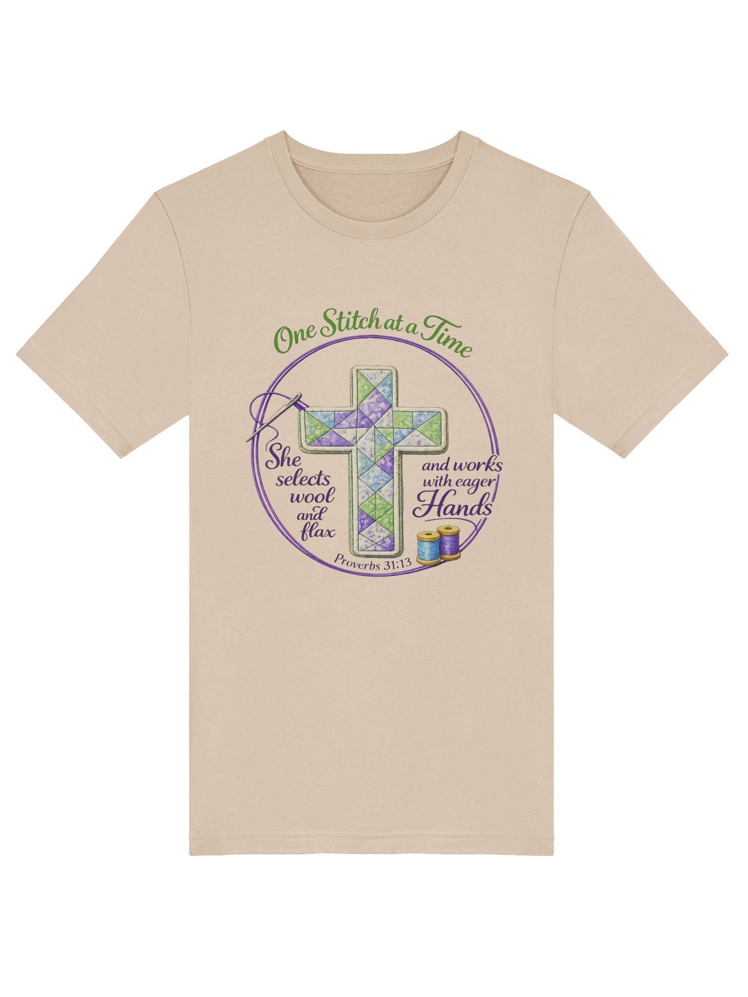 Eager Hands Quilted Cross T-Shirt product image (8)