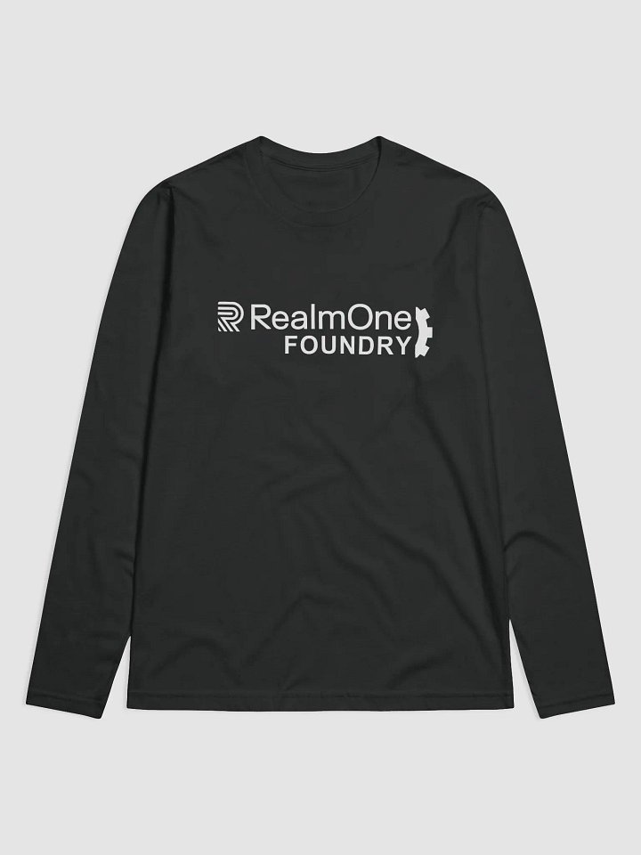 RO Next Level Unisex Foundry Innovative Long Sleeve Tee [All White Logo] product image (1)