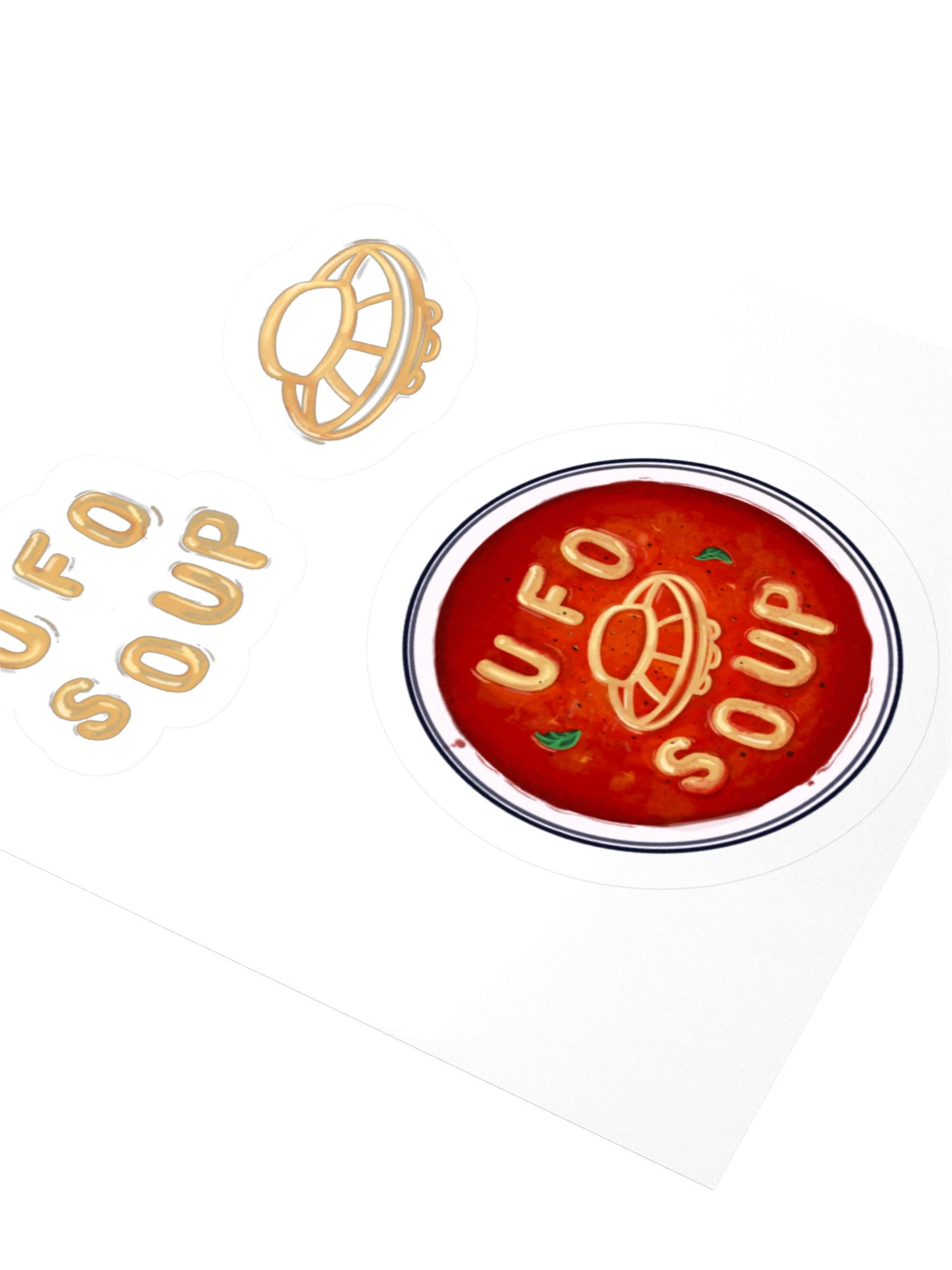 ufo soup sticker sheet product image (3)