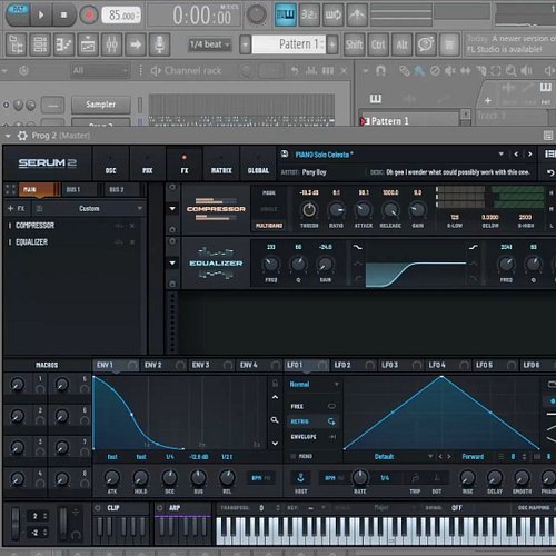 Been making a TON of new Serum 2 presets some modeled after real instruments like this Celesta which is just a default sine w...