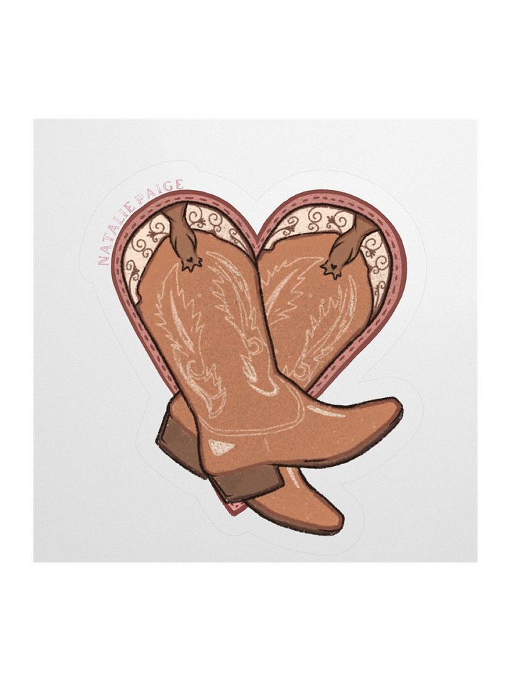 Natalie Paige Boots Sticker product image (1)