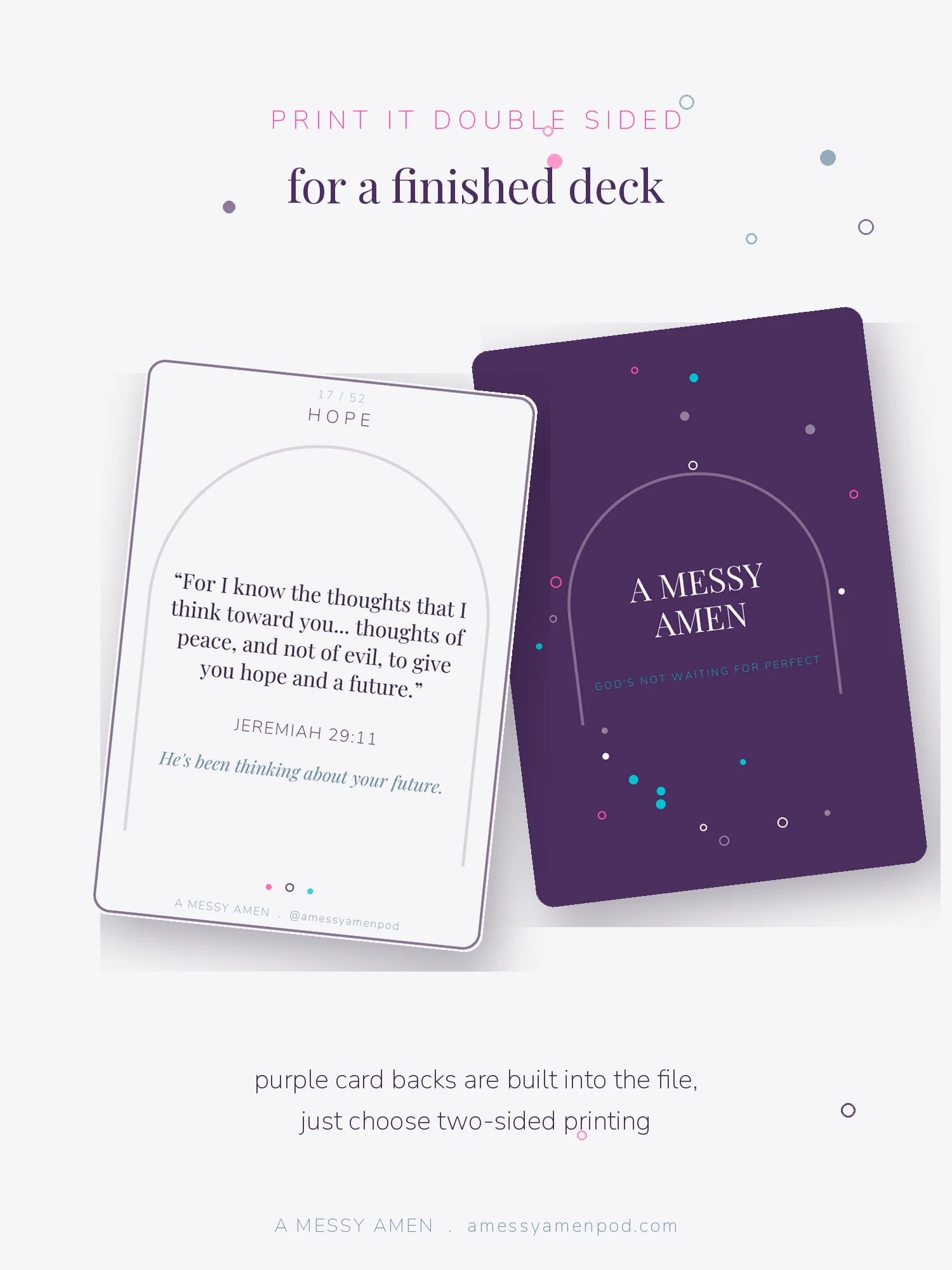 The Verse Deck | 52 Printable Scripture Cards for the Hard Days and the Ordinary Ones product image (5)