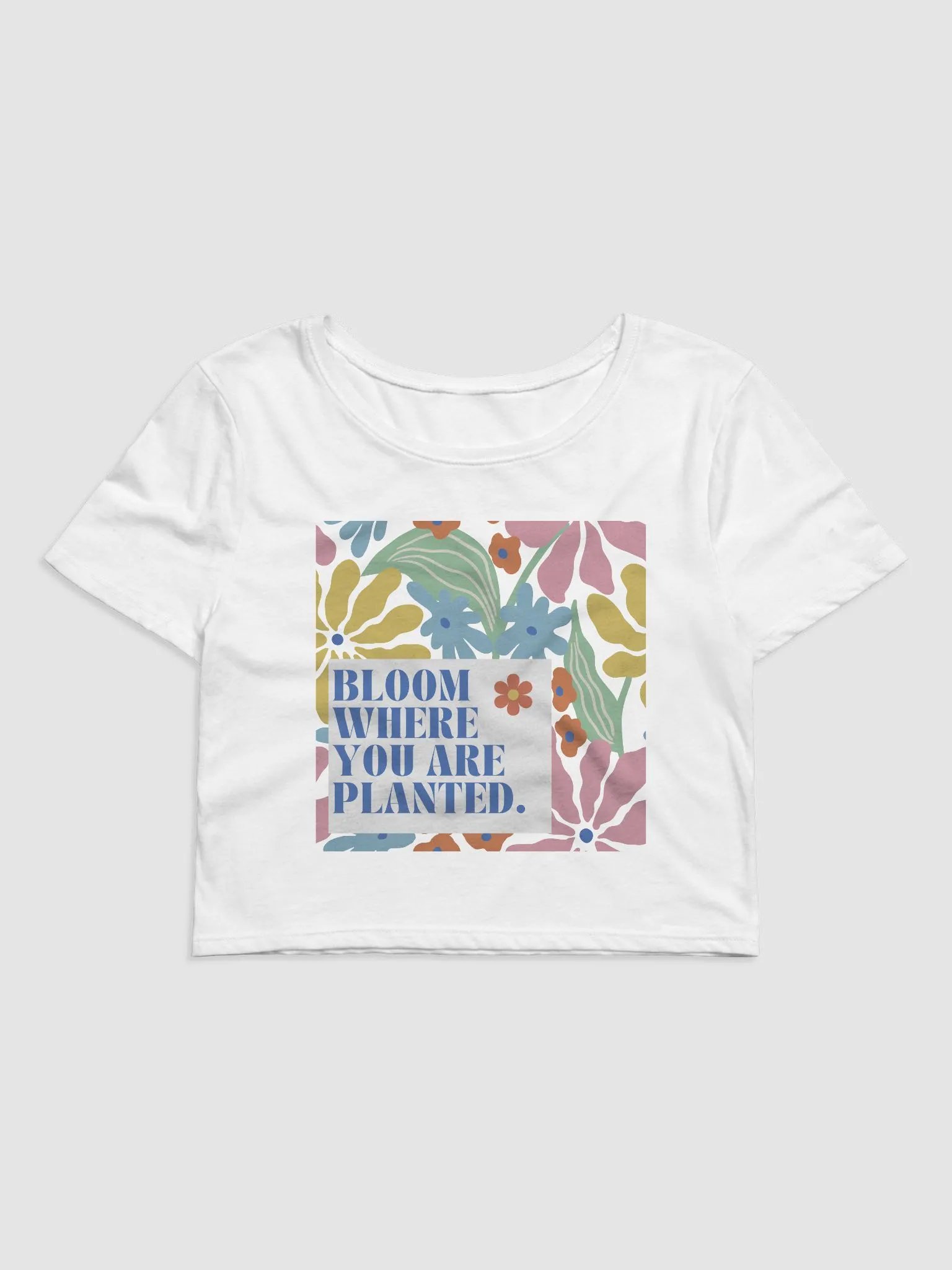 Pixelated Monochrome Crop Tee product image (15)