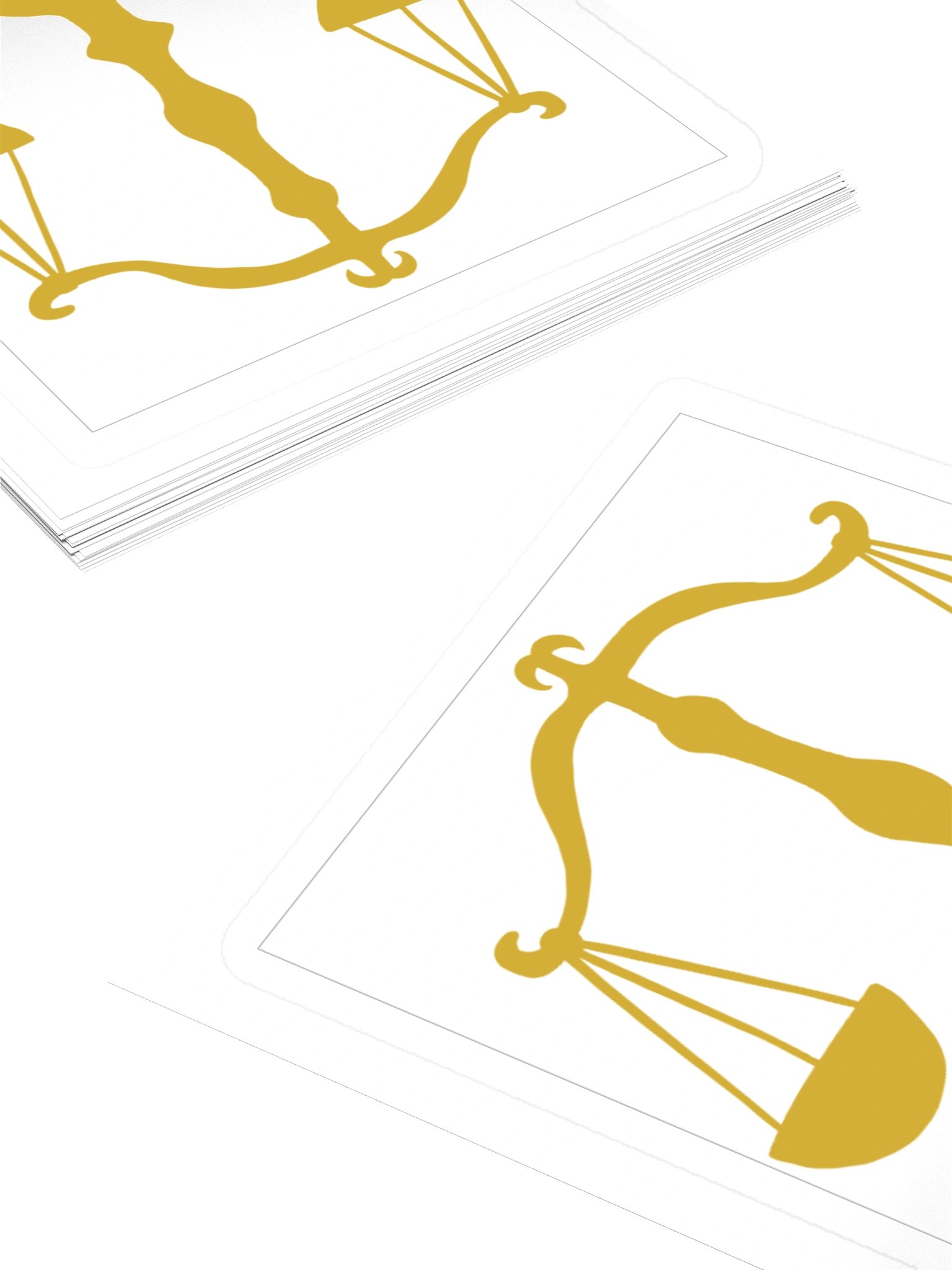 Libra Zodiac Sticker — Golden Scales of Justice Design product image (4)