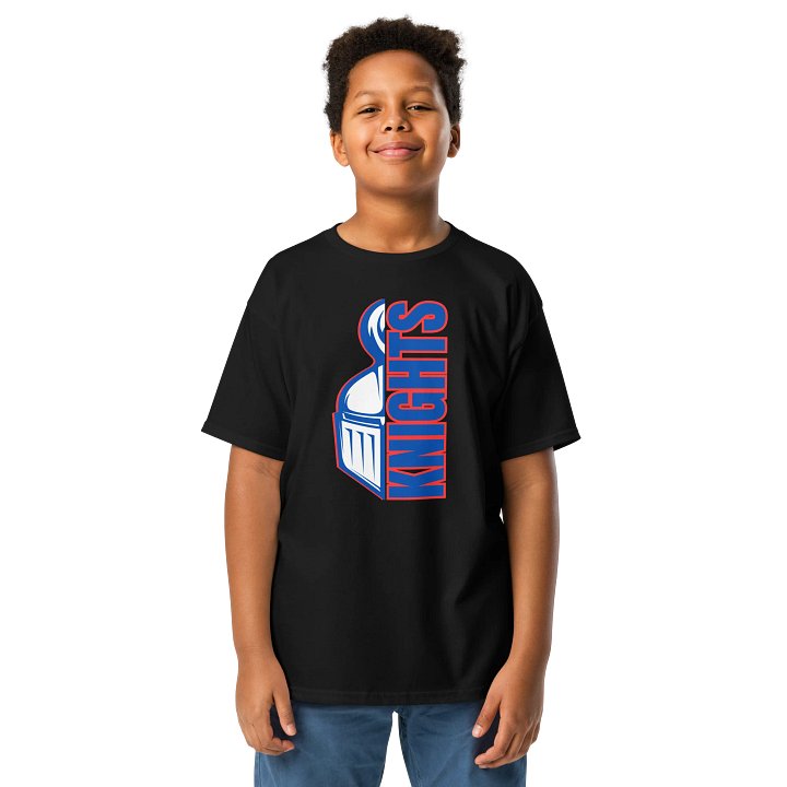 Youth Knight Helmet Graphic Tee product image (1)