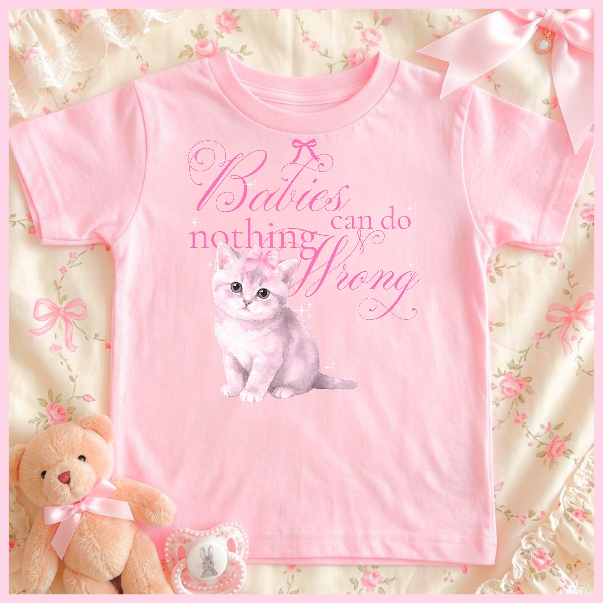 Babies can do nothing wrong🩷Super Soft🪽Tee🩷 product image (1)