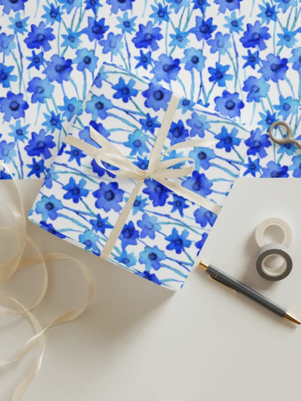 Blue Borage Paper Sheets product image (4)