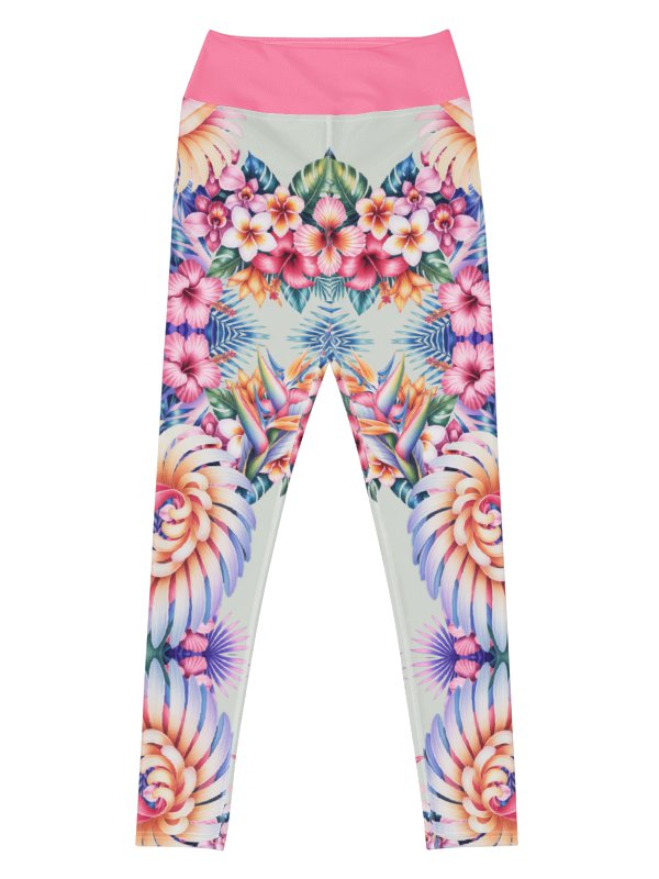 Hawaiian flora-yoga leggings product image (5)