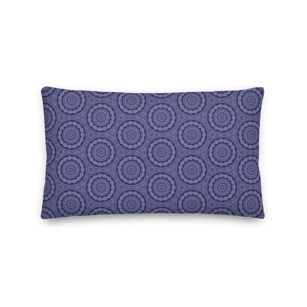Navy hoops premium pillow (Reversible and in 3 sizes/shapes) product image (1)