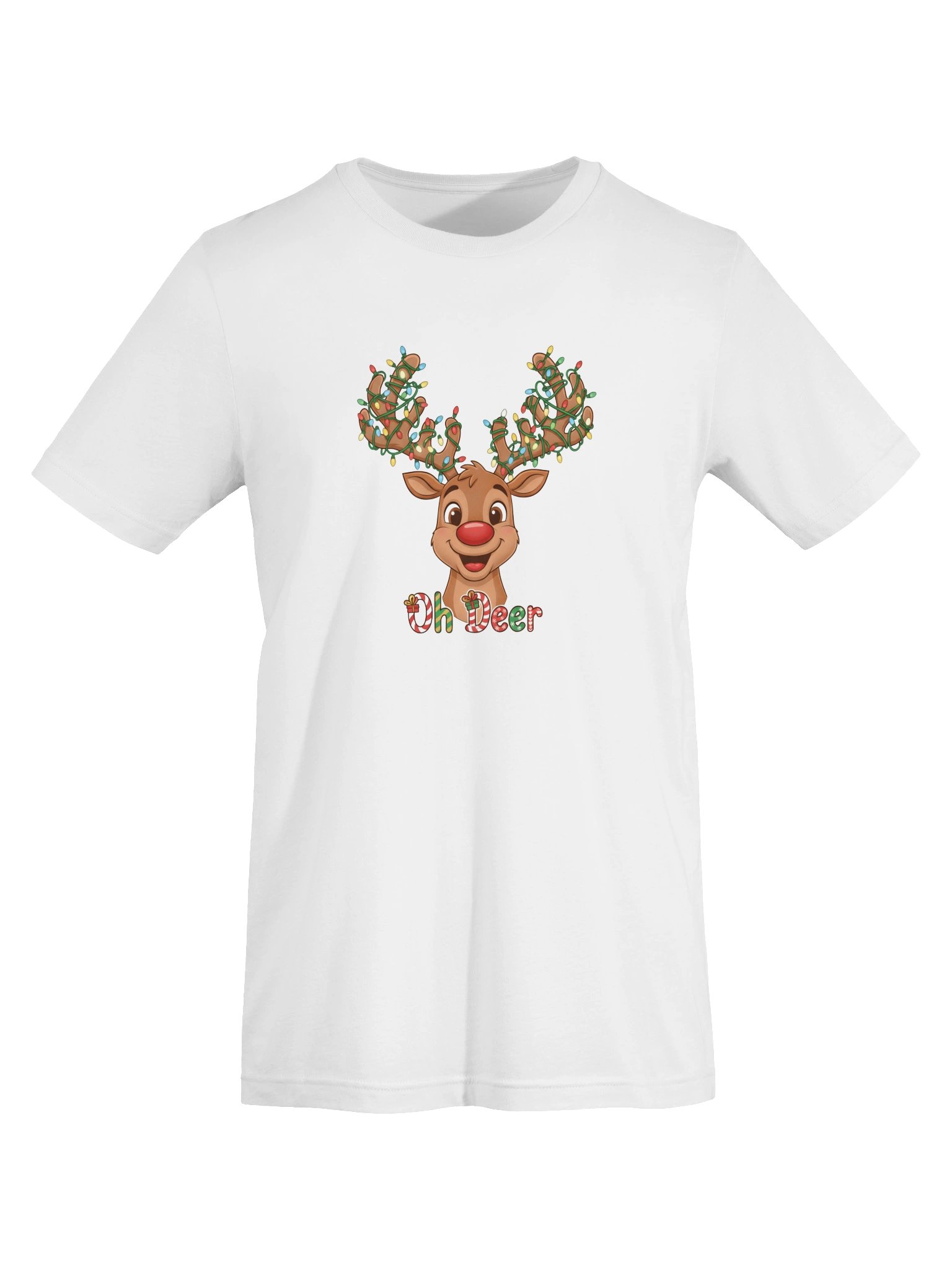 Oh Deer Christmas Reindeer Tee product image (7)