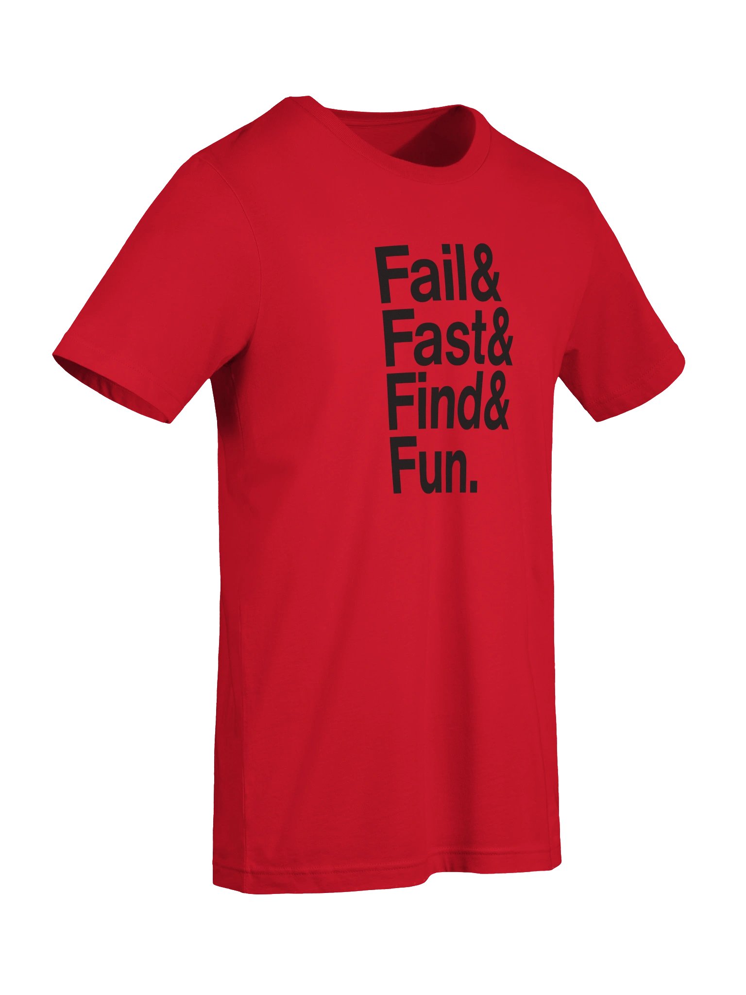 "Fail Fast" Red Tee product image (7)