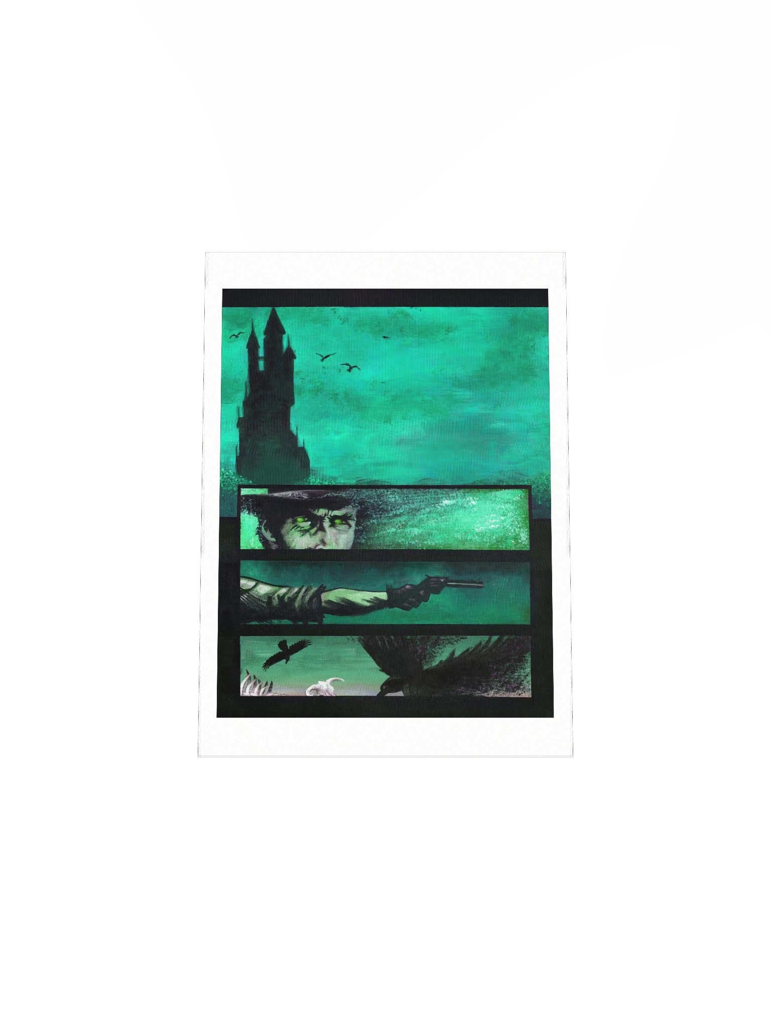 Dark Tower print (green) product image (25)