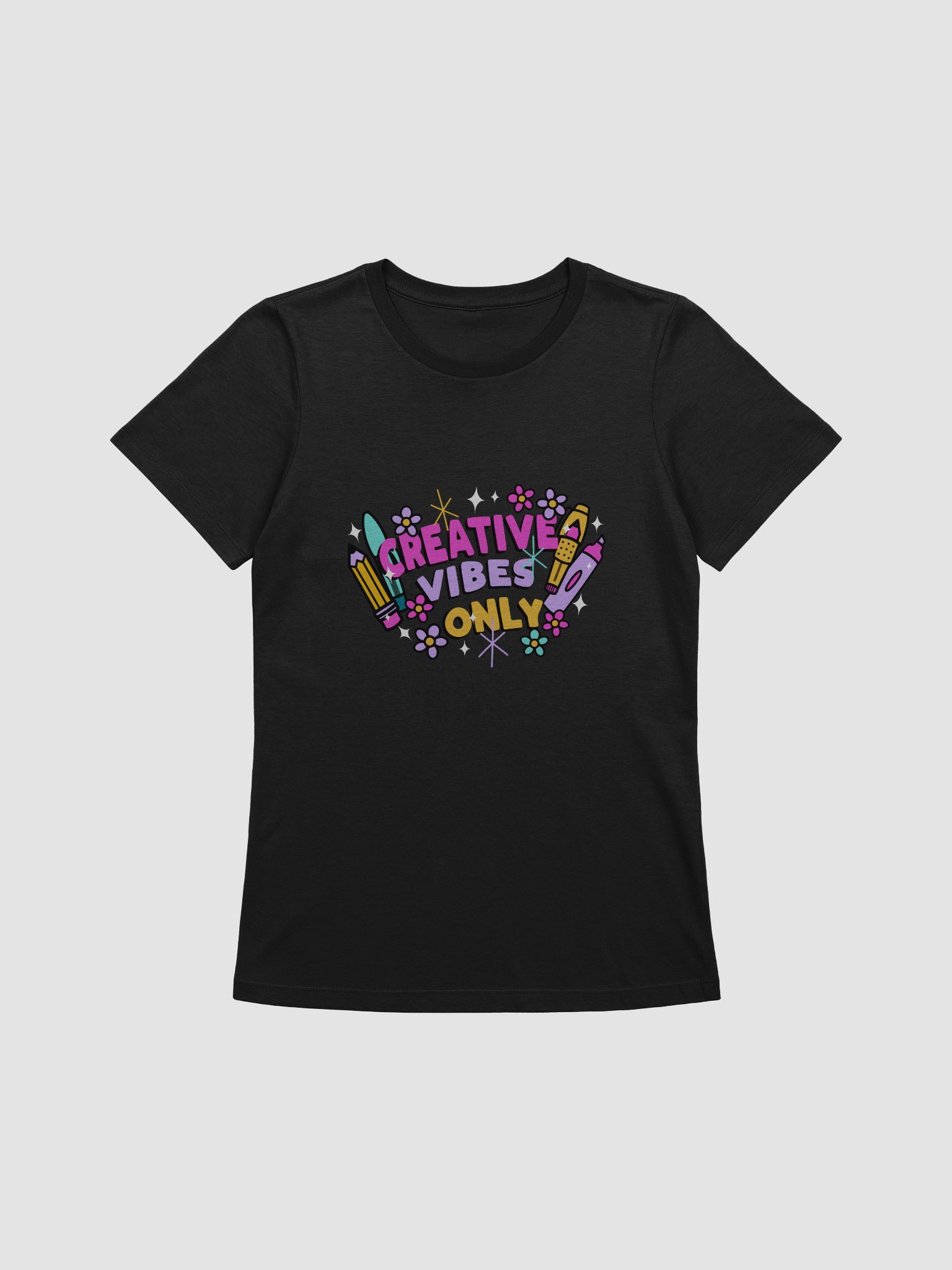 Creative Vibes Only Women's Relaxed Fit T-Shirt product image (4)