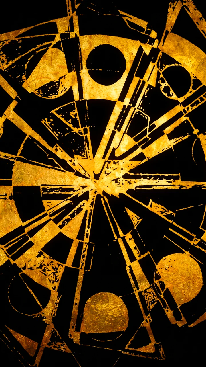 Celestial Mechanics Gold Edition 2026 — Bundle Digitale (Wallpaper + Stampa) product image (1)