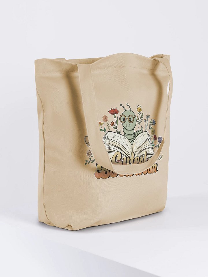 Book Worm Tote Bag product image (2)
