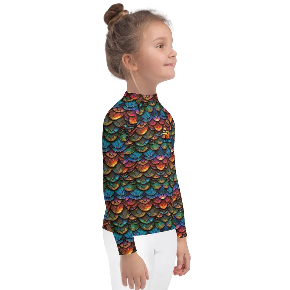 Wild Dragon Scale Kids Rash Guard #3 product image (6)