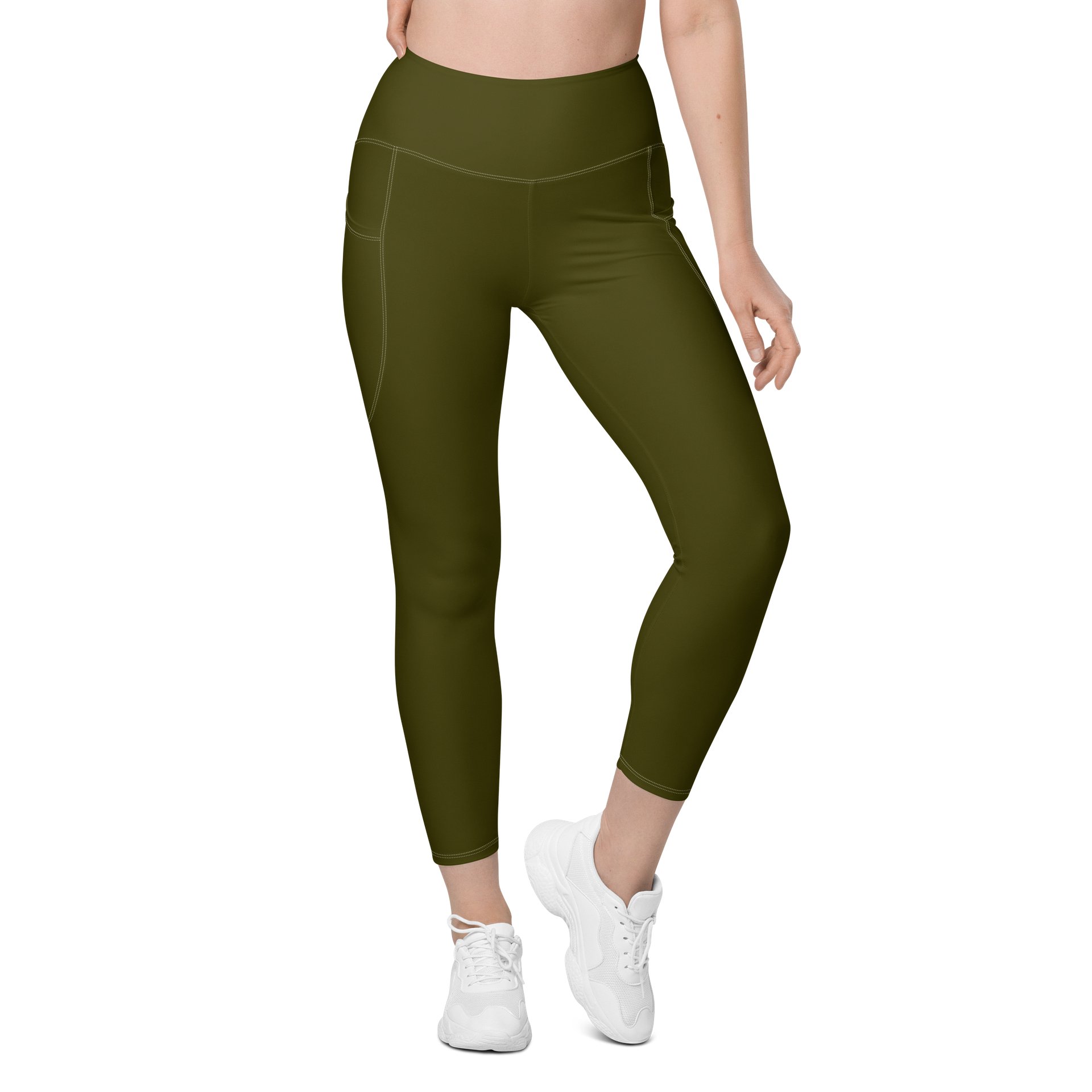 Green Leggings with Pockets product image (1)