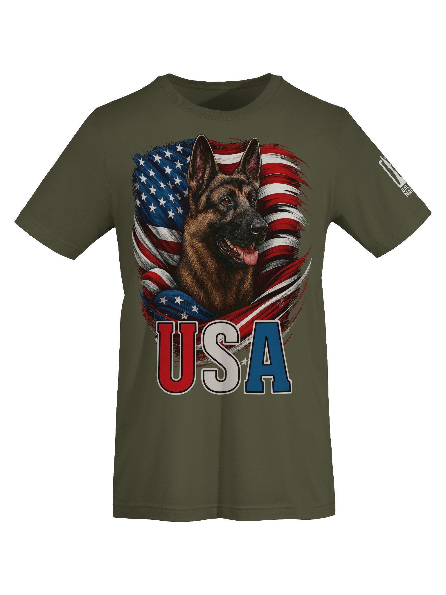 USA German Shepherd - Premium Adult Unisex T-shirt product image (1)