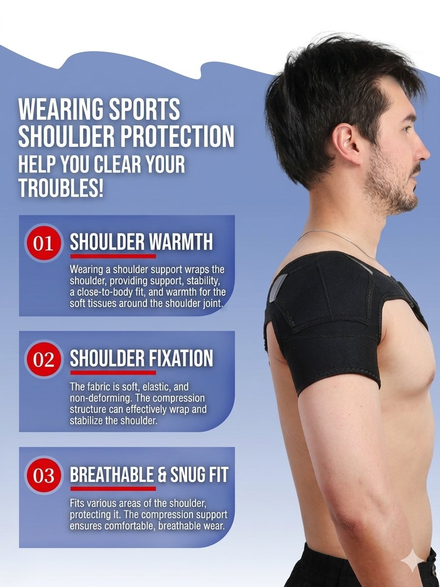 Furastore Adjustable Shoulder Support Brace product image (8)