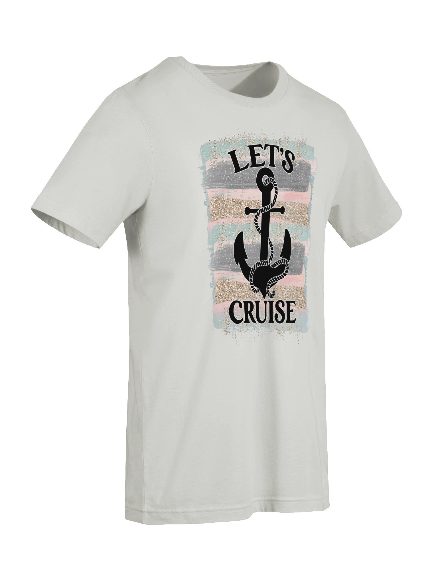 Let's Cruise T-Shirt | Cruise Vacation Anchor Tee product image (46)
