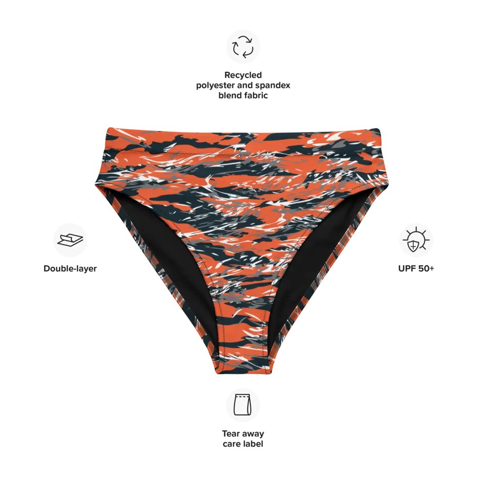 Tiger Camo High Waisted Bikini Bottom product image (10)