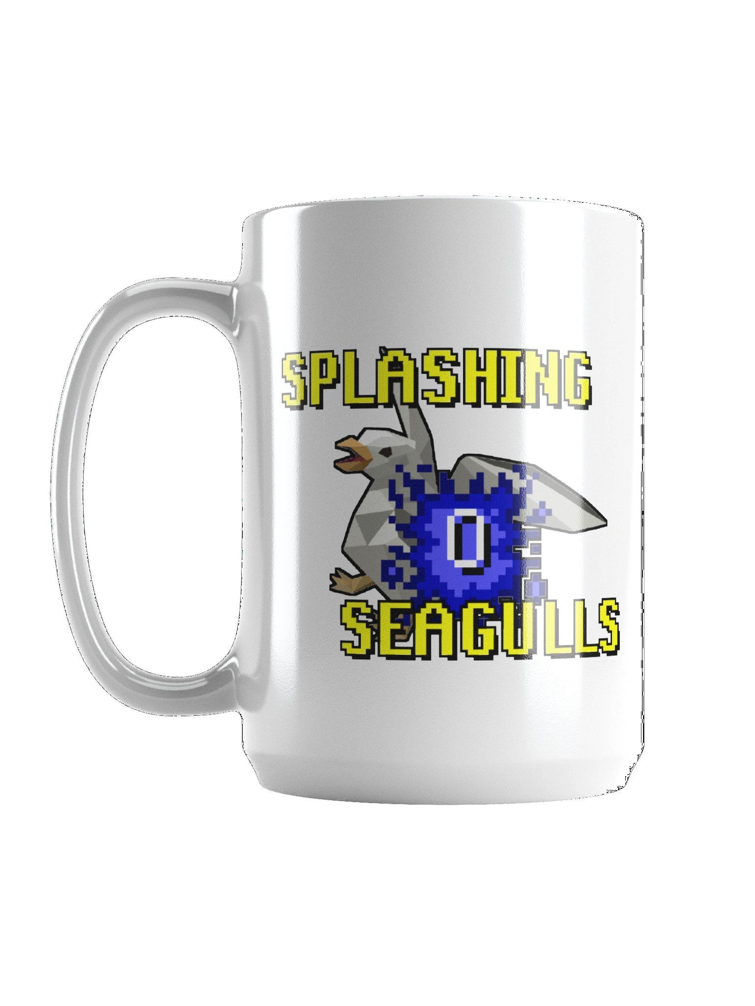 SPLASHING SEAGULLS Mug [White] product image (1)