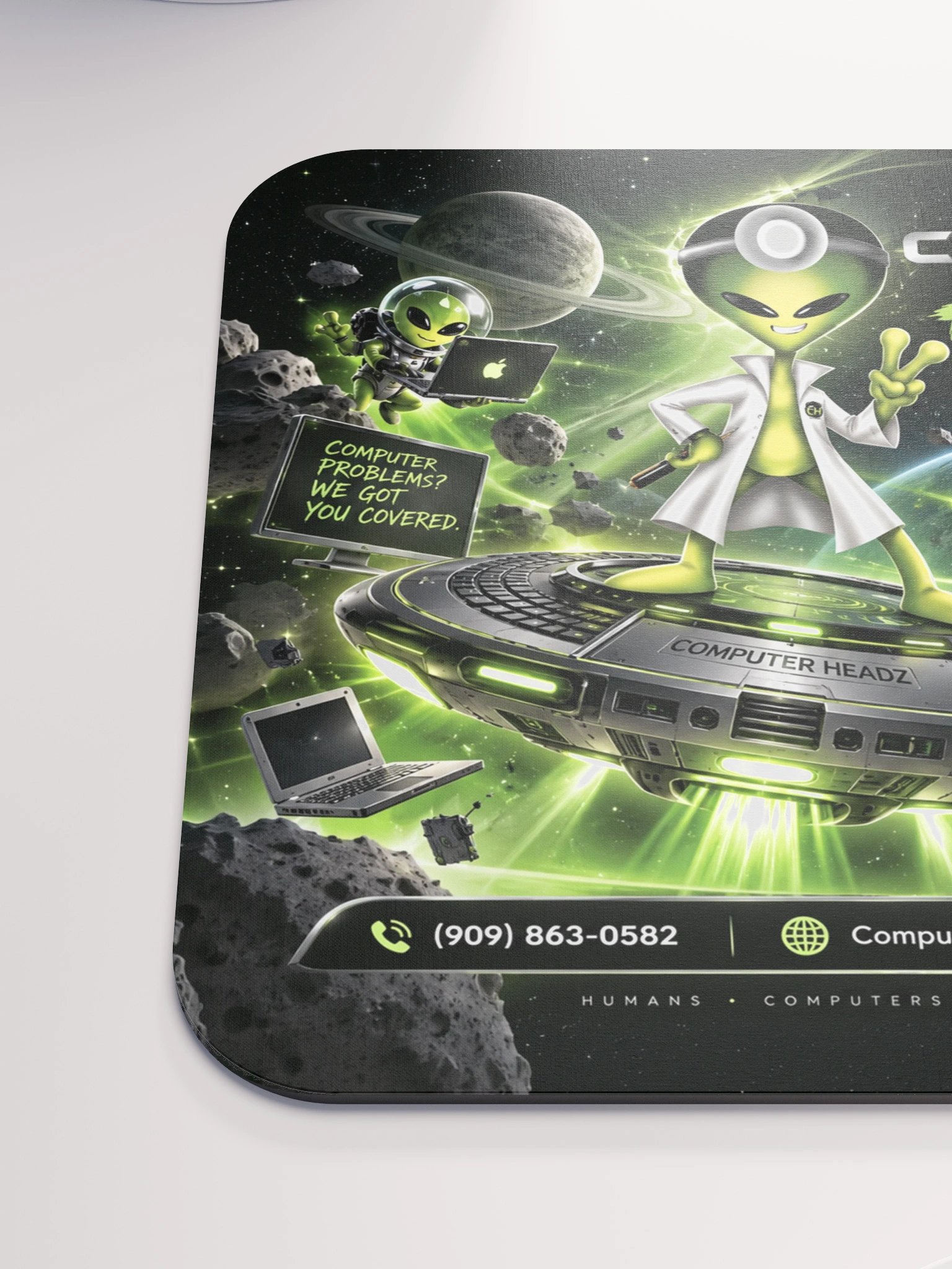 Computer Headz Green Sector Mousepad – Edition 01 product image (6)