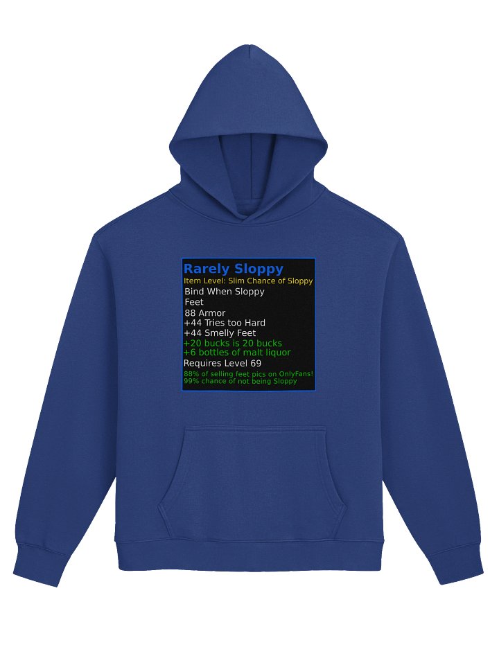 Premium, Oversized "Rarely Sloppy" Hoodie product image (10)
