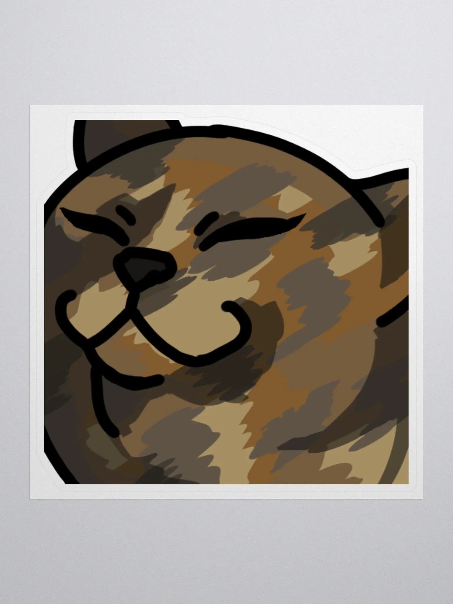 Smug Toast Sticker product image (1)