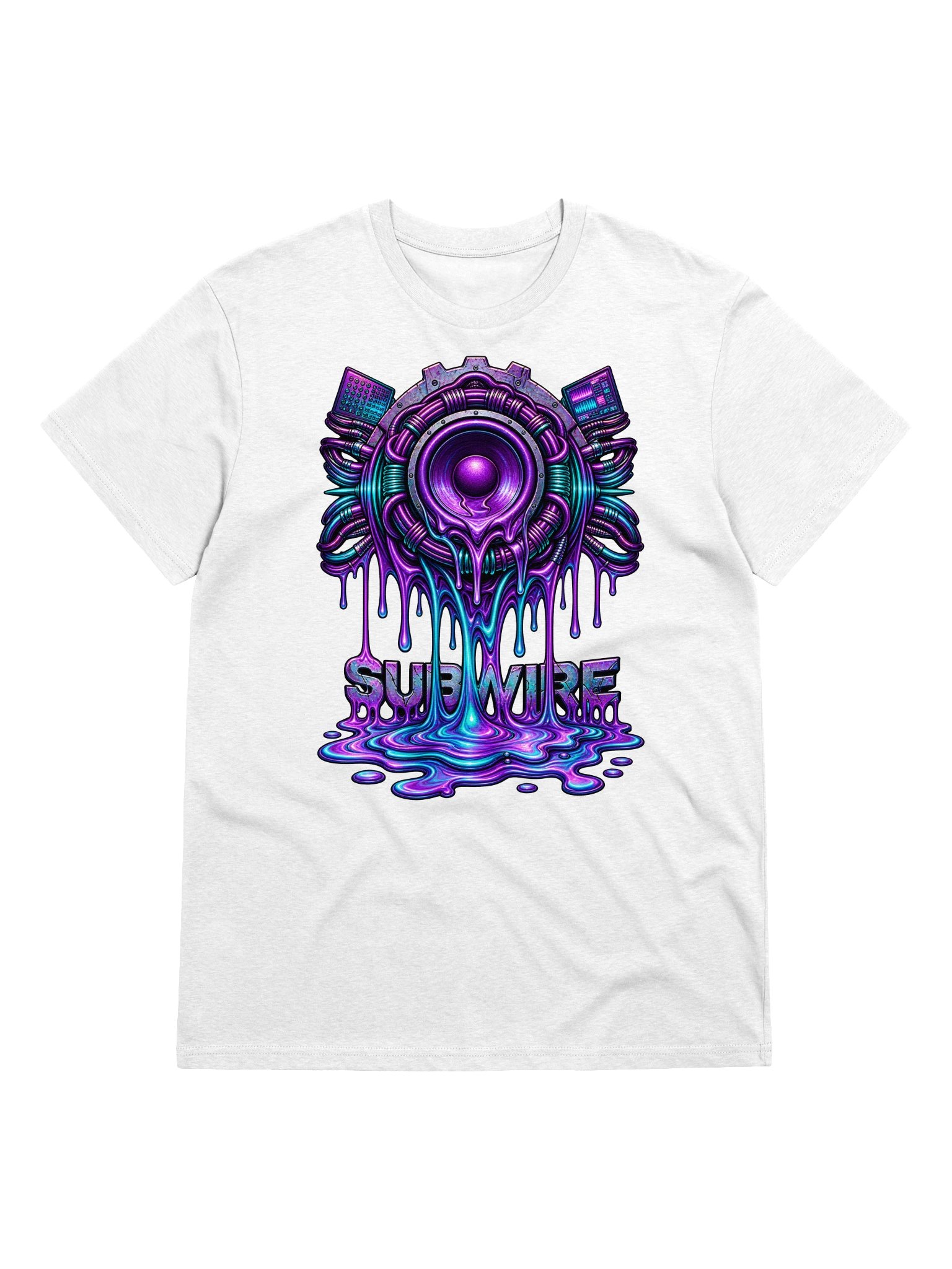 SUBWIRE Drip Logo T-Shirt - White product image (9)