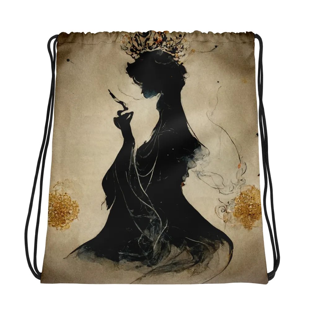 Ethereal Flow Drawstring Backpack product image (1)