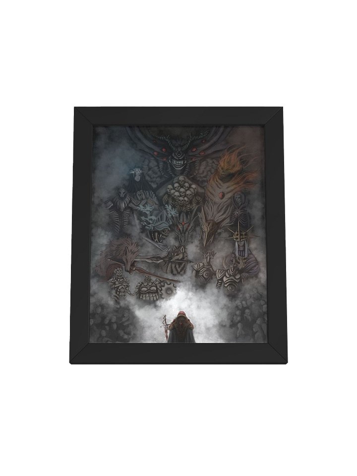 'Fog Wall' Framed Print product image (1)