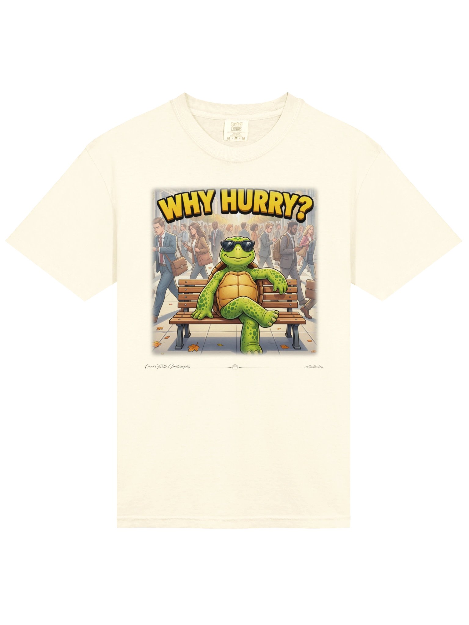 WHY HURRY? — Comfort Colors 1717 Heavyweight T-Shirt product image (6)