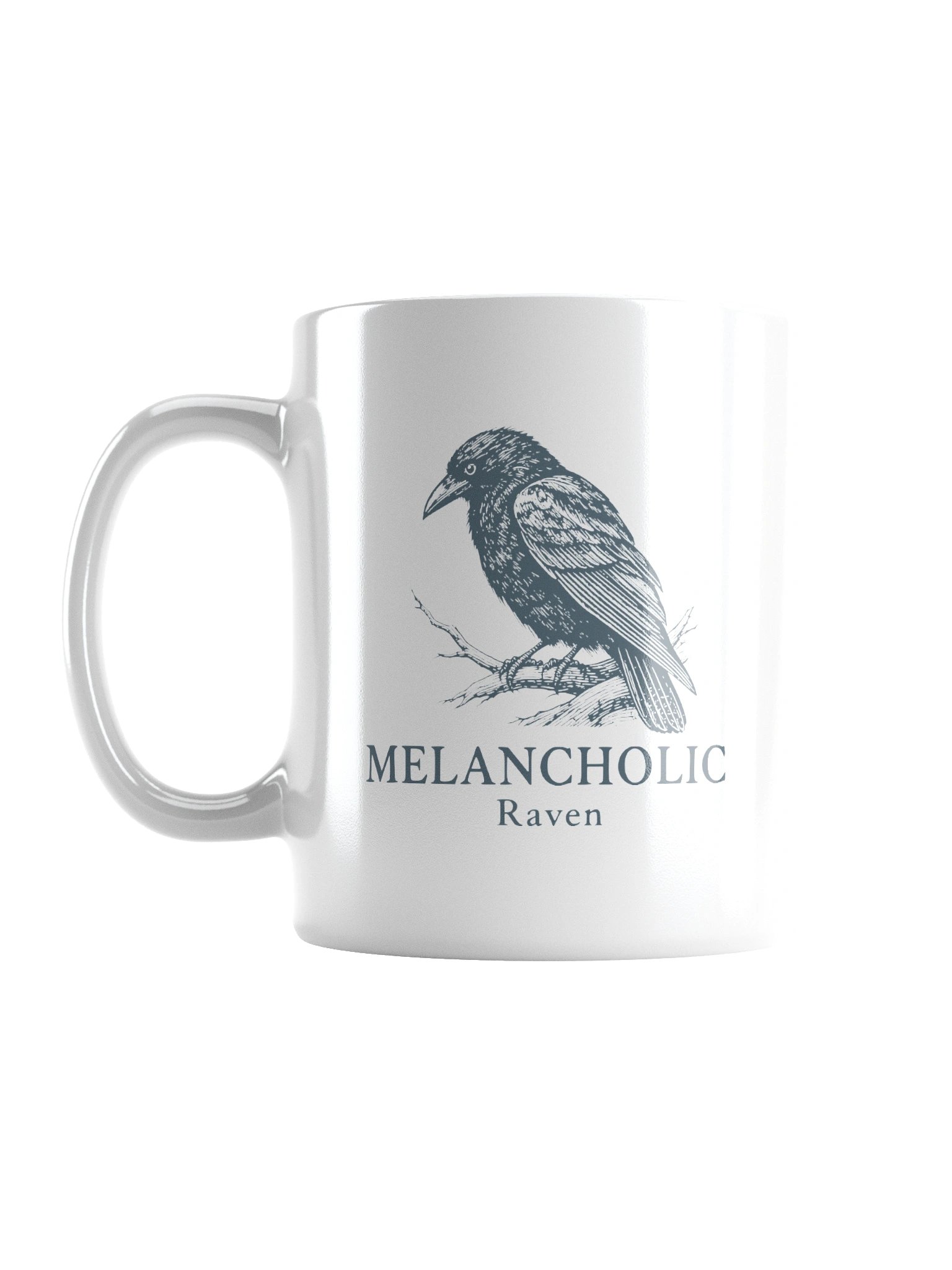 Melancholic Raven Ceramic Mug product image (1)