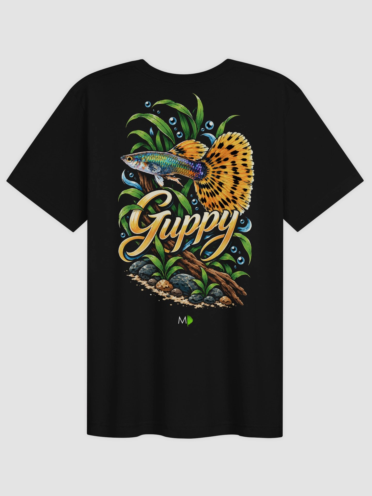 Freshwater Icons - Guppy BACK PRINT T-Shirt product image (1)