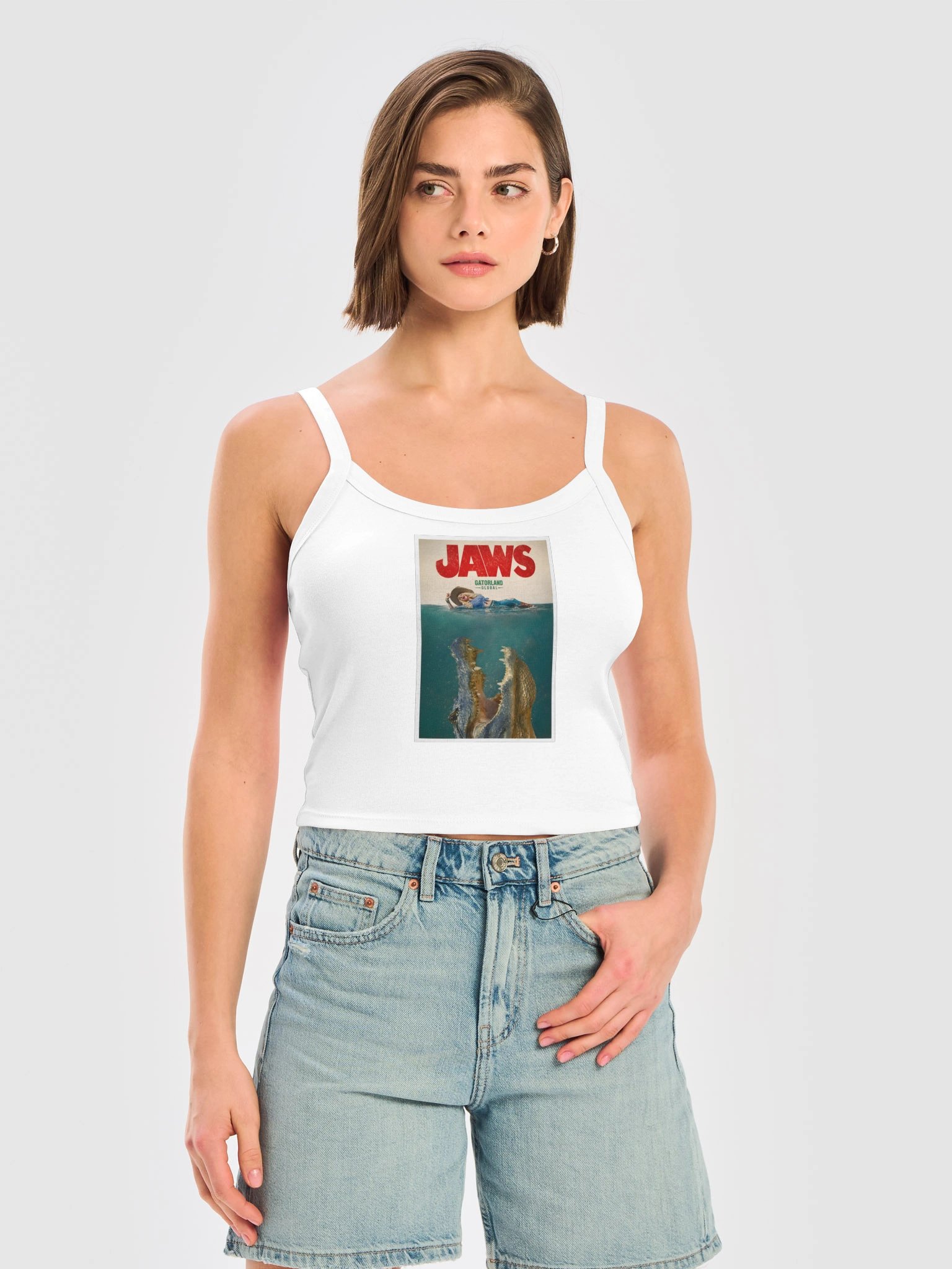Jaws the Alligator Crop Tank product image (3)