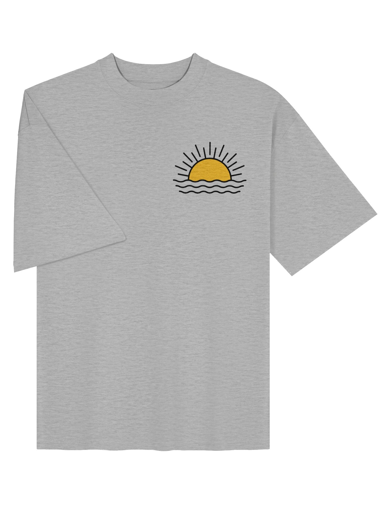 Sunrise Unisex Oversized Tee product image (4)
