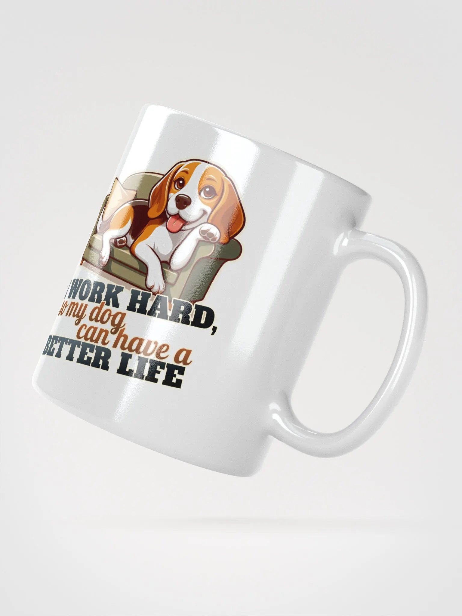 Work Hard - Beagle Sofa - Mug product image (6)
