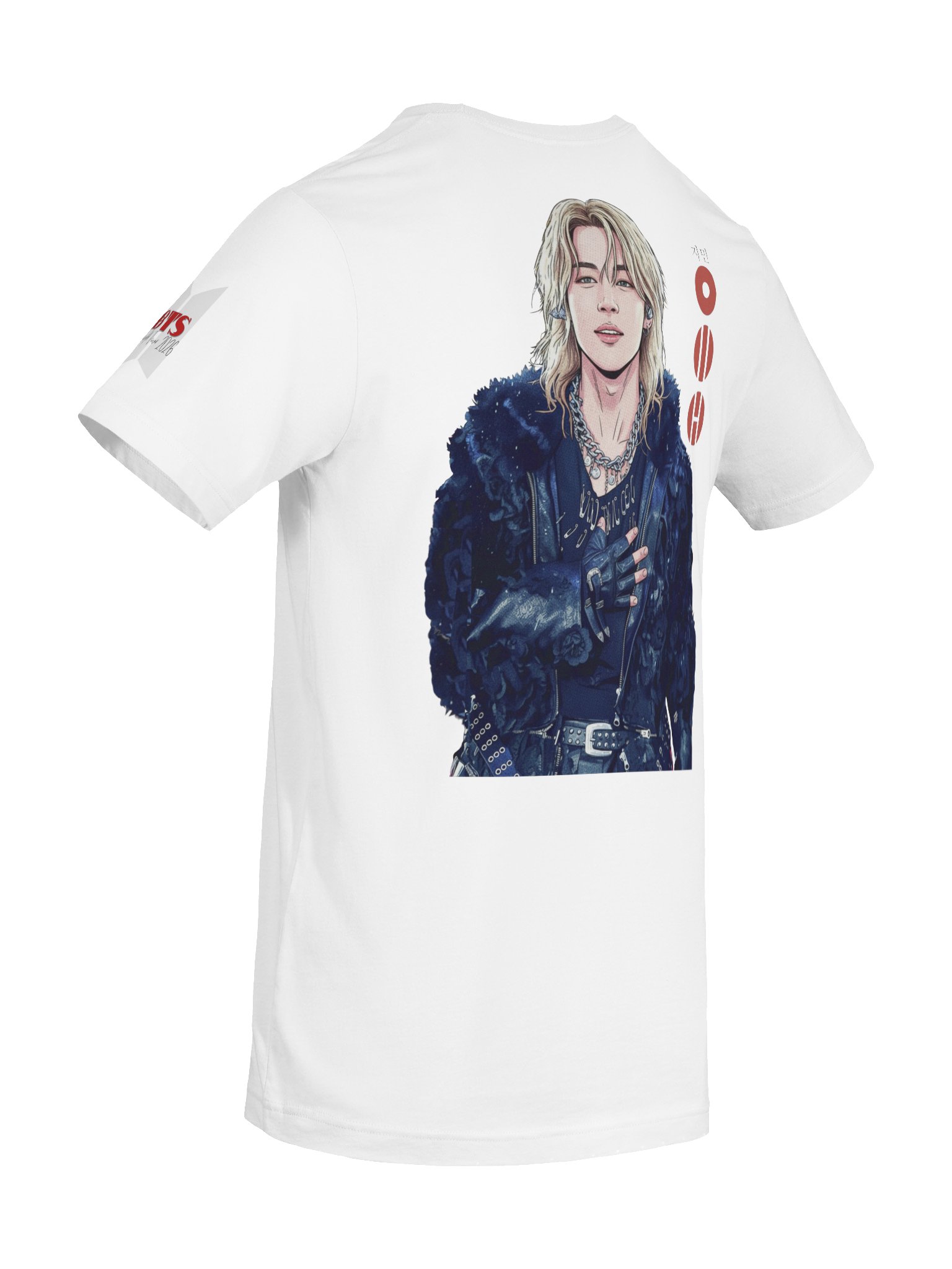 Jimin Dragon Prince Tee (Red) product image (11)