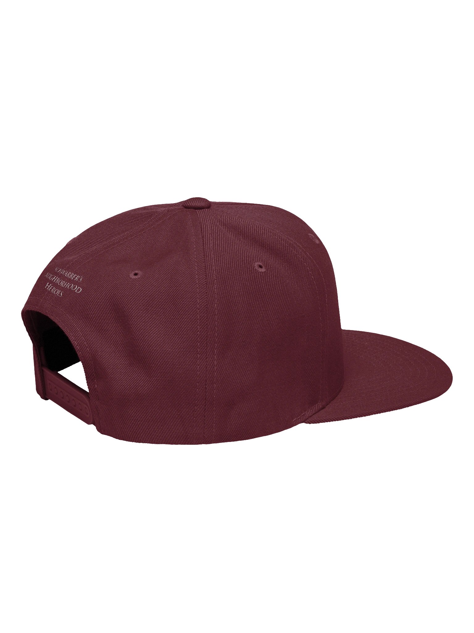 Schwarber’s Neighborhood Heroes Snapback Hat (Black & White Logo) product image (2)