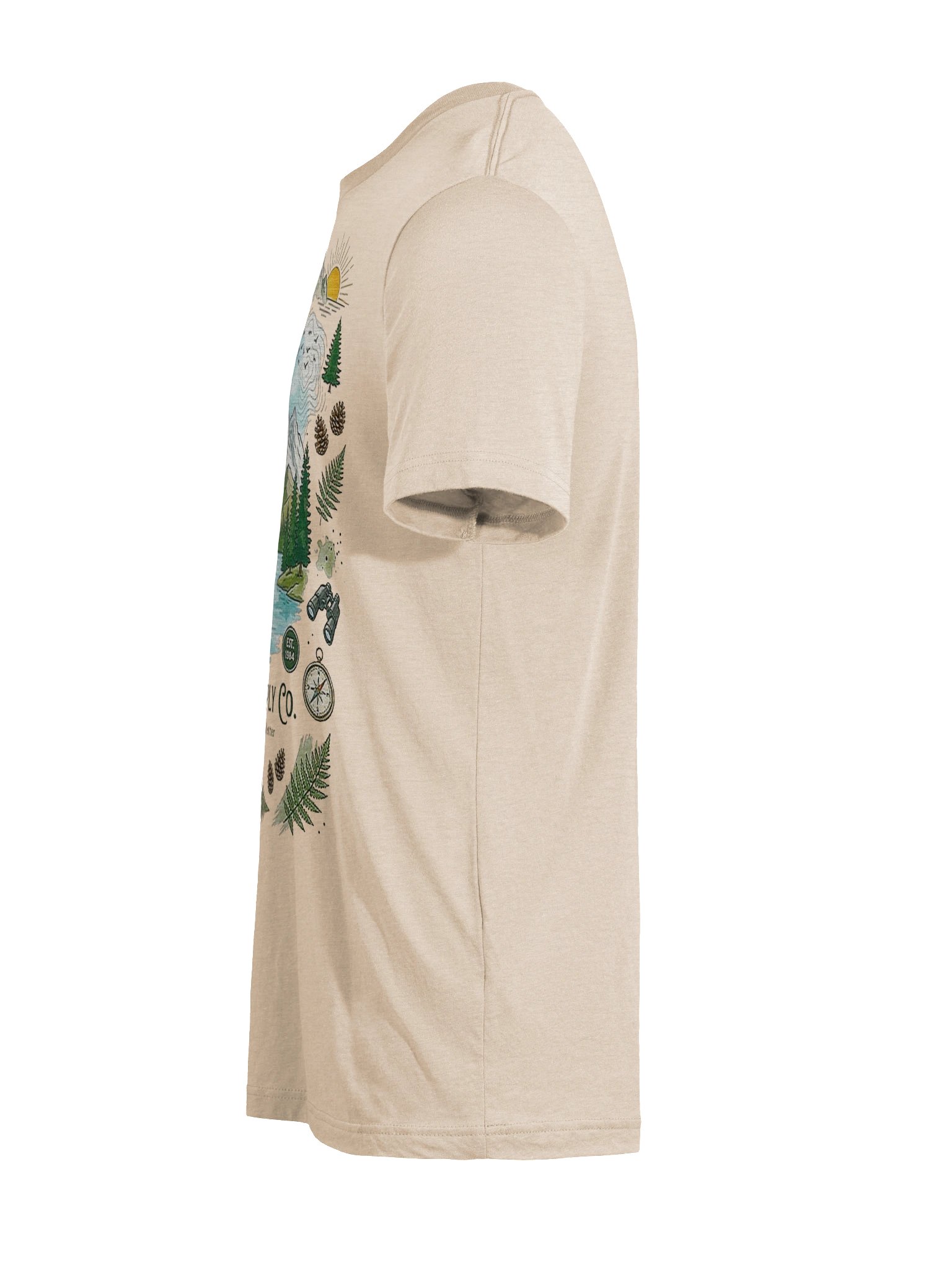 Alpine Supply Co Vintage Outdoor Adventure Triblend Tee product image (31)