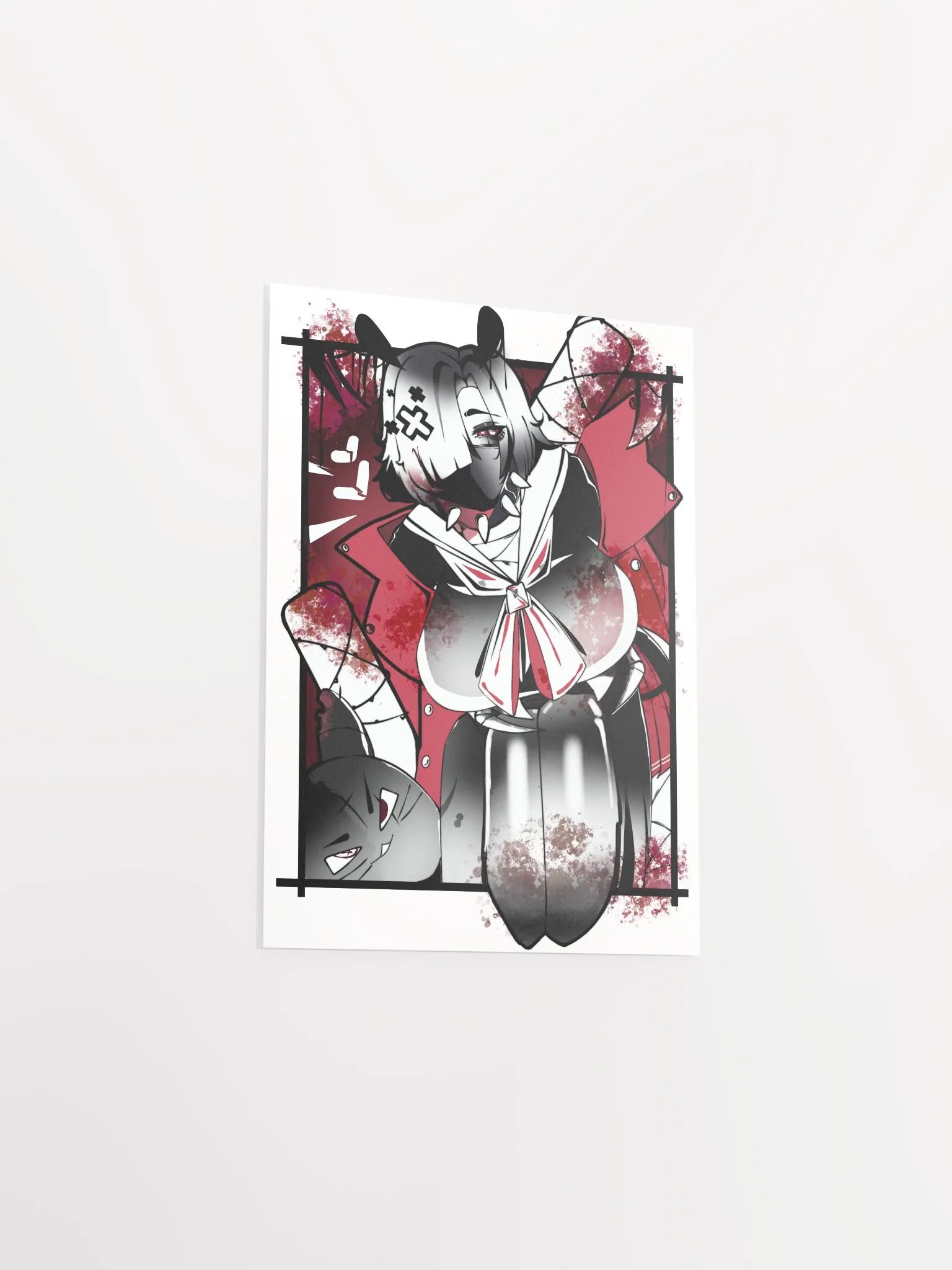 Hoshi B&W with red poster product image (3)