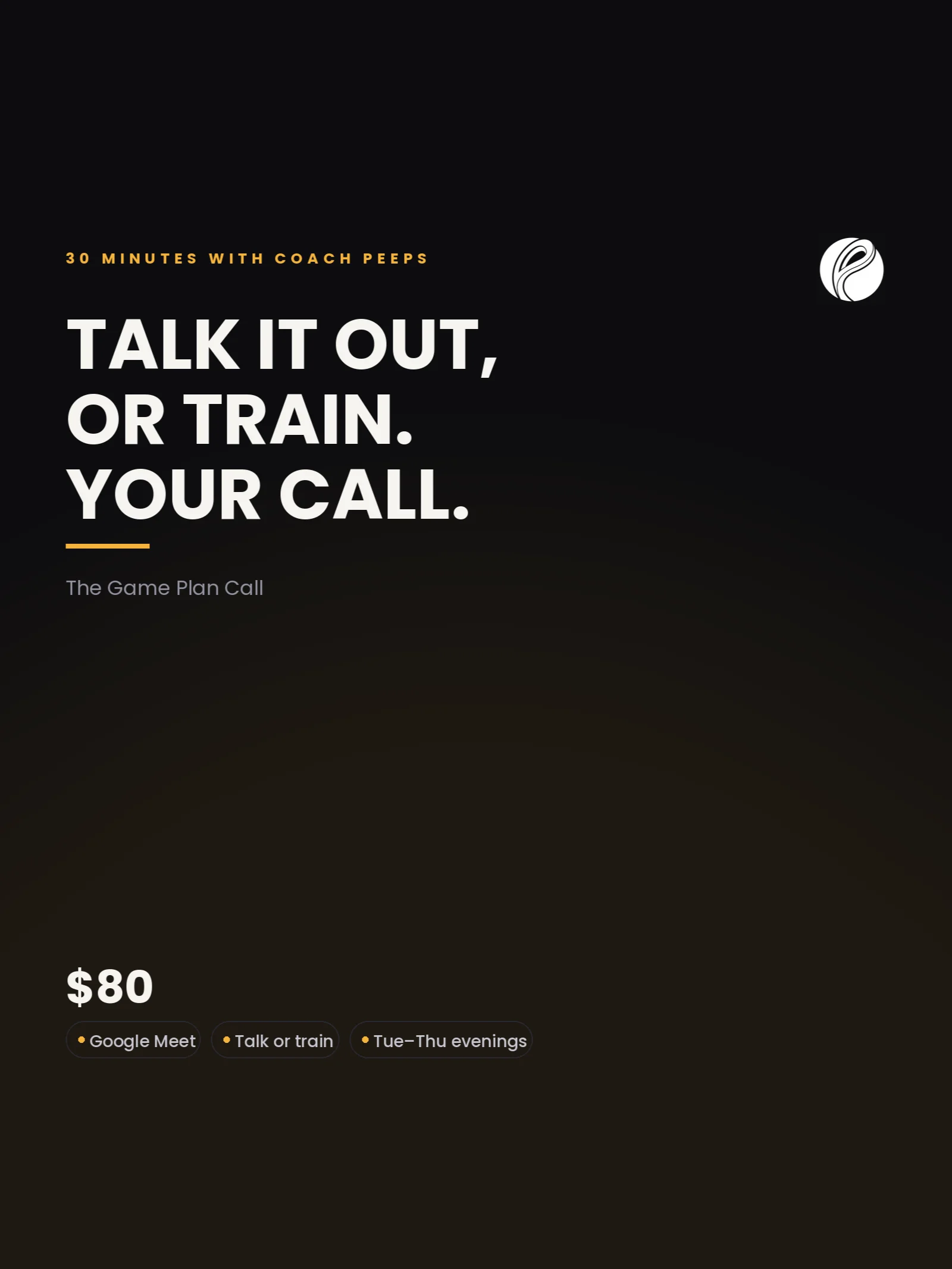 1:1 Game Plan Call product image (1)