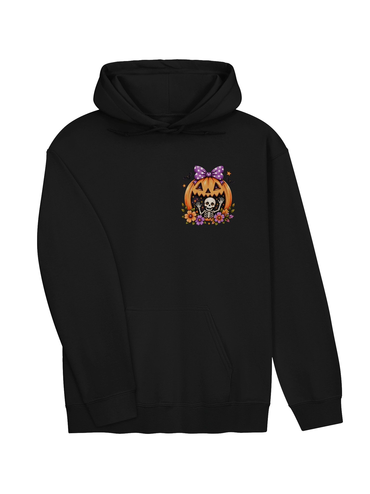 Pumpkin Floral Cozy Autumn Hoodie product image (15)