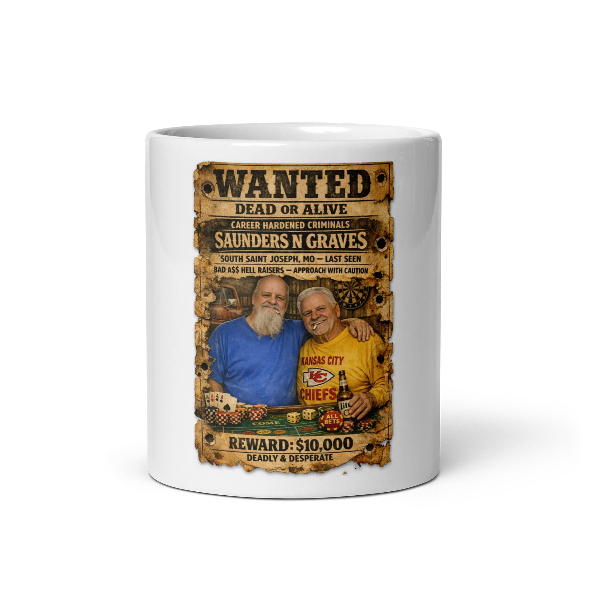 Wanted Outlaws Glossy Mug product image (5)