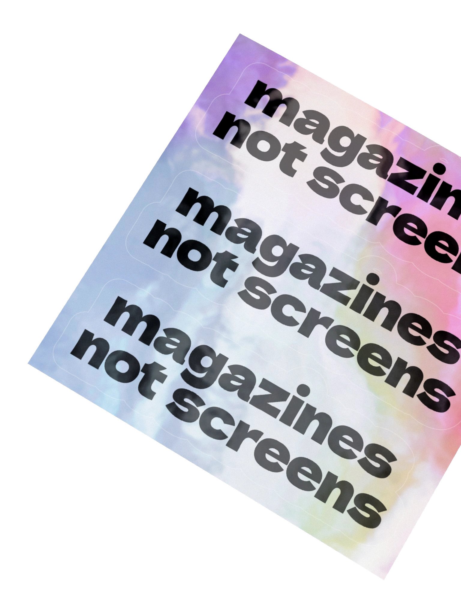 magazines not screens sticker sheet product image (5)