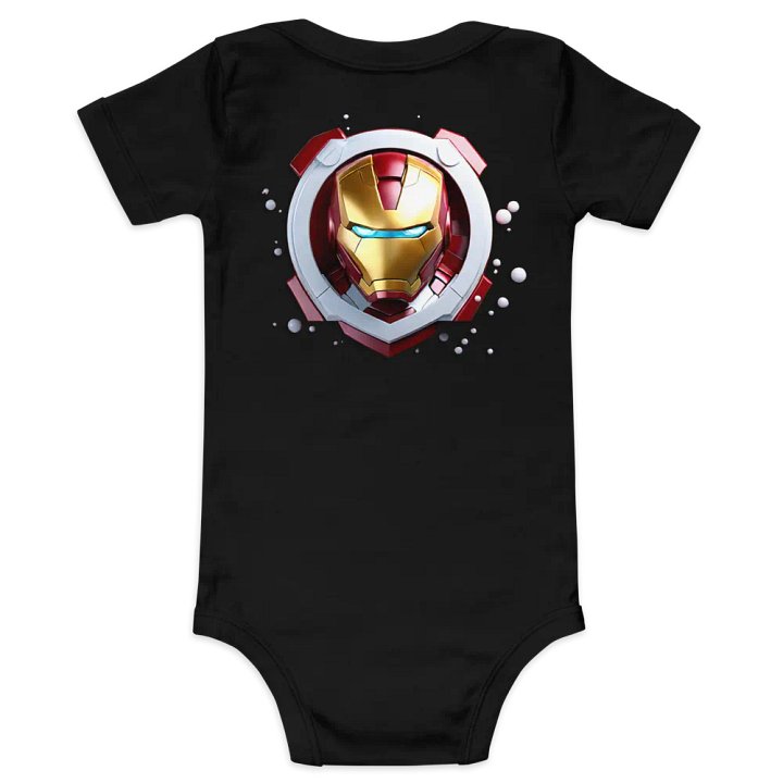 Kids Ironman Baby Short Sleeve One Piece product image (2)